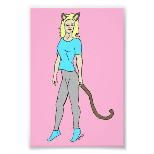 catgirl photo print