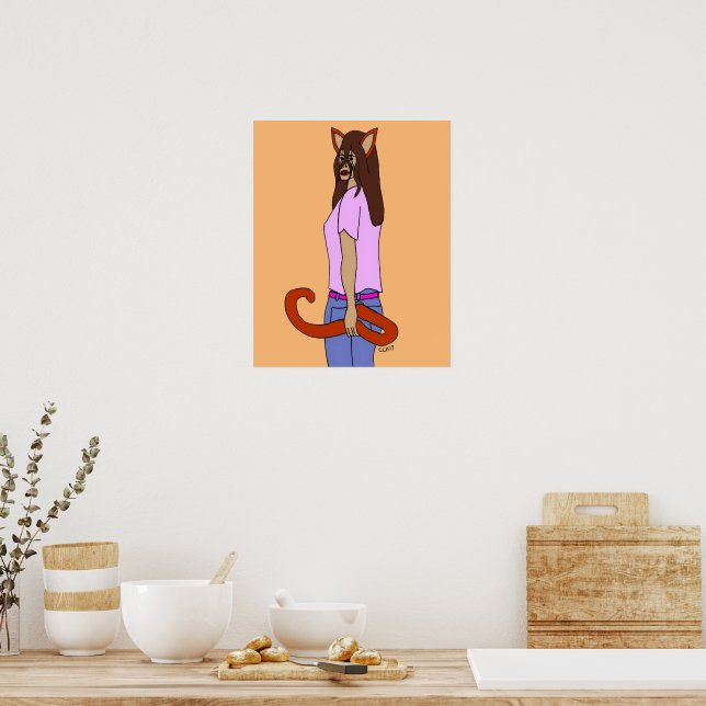 catgirl   poster (Kitchen)