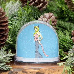 catgirl  snowglobe