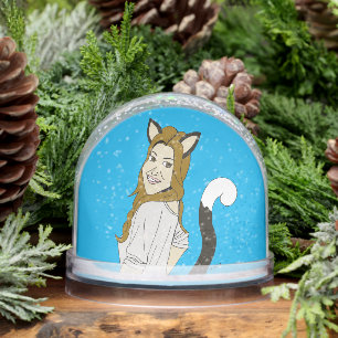 catgirl snowglobe