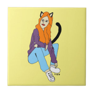 catgirl tile
