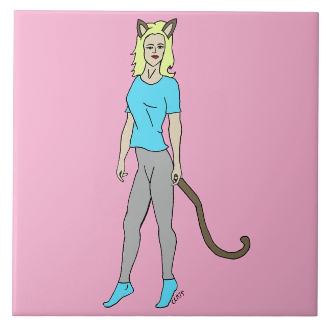 catgirl tile (Front)