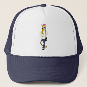 catgirl trucker hat