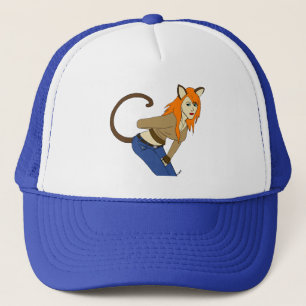 catgirl trucker hat