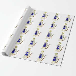 catgirl   wrapping paper