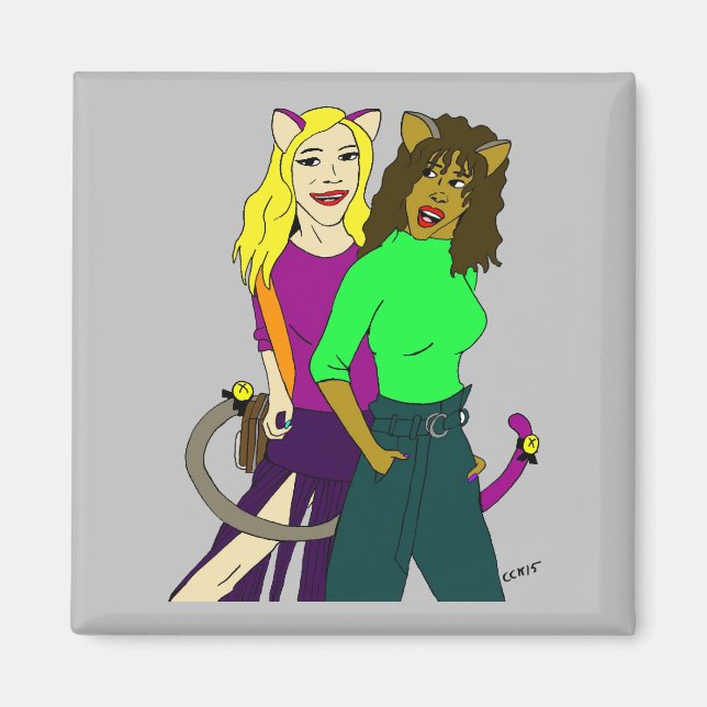catgirls   magnet (Front)