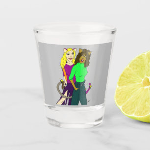 catgirls   shot glass