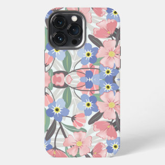 Cath Kidston London Design blue flowers iPhone 13 Pro Max Case