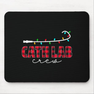 Cath Lab Crew Cardiology Nurse Rad Tech Christmas Mouse Pad