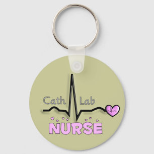 Cath Lab Nurse Gifts Key Ring