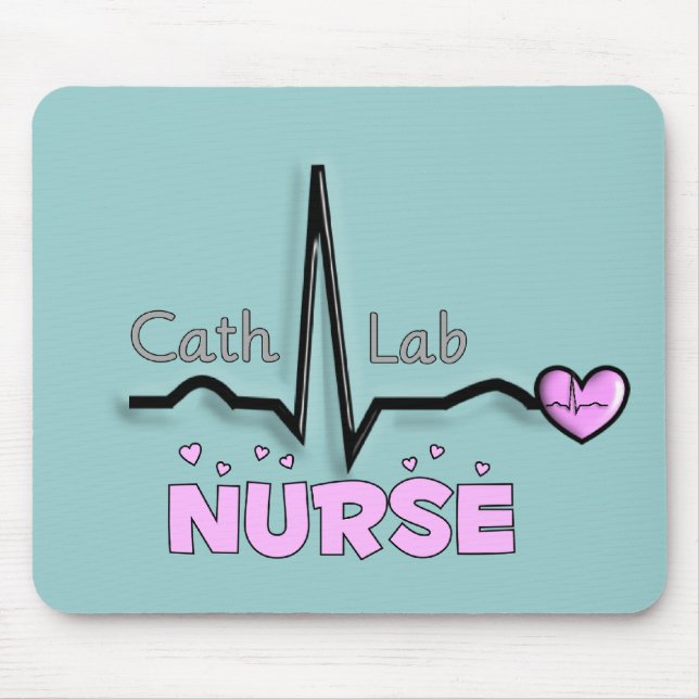 Cath Lab Nurse Gifts Mouse Pad (Front)