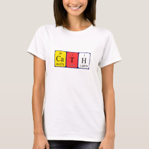 Cath periodic table name shirt