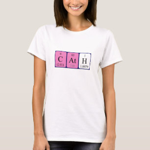 Cath periodic table name shirt