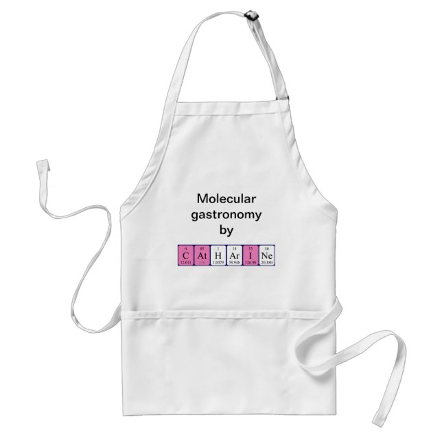 Catharine periodic table name apron (Front)