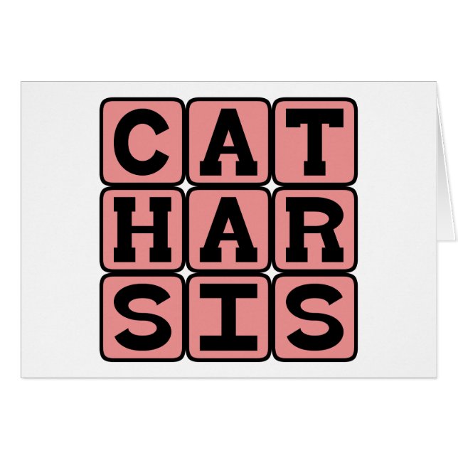 Catharsis, Purging Repressed Emotions (Front Horizontal)