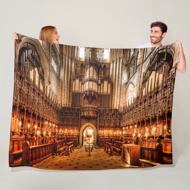 CATHEDERAL INTERIOR FLEECE BLANKET (In Situ)