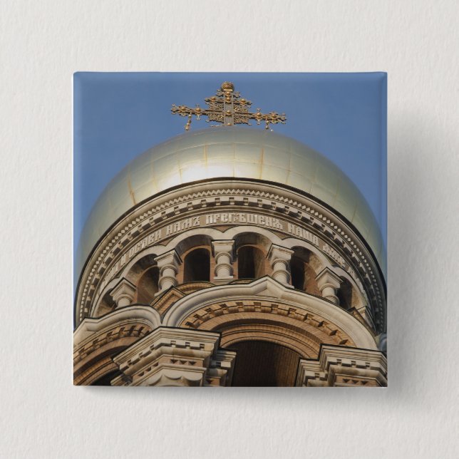 Cathedral 15 Cm Square Badge (Front)