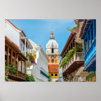 Cathedral and Balconies Poster