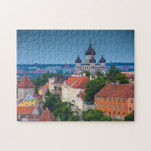 Cathedral and Cityscape   Estonia Jigsaw Puzzle