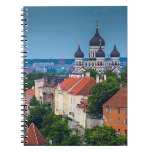 Cathedral and Cityscape Estonia Notebook