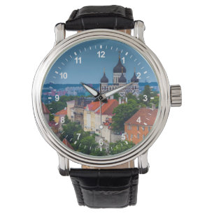 Cathedral and Cityscape Estonia Watch