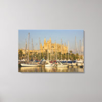 Cathedral and marina, Palma, Mallorca, Spain 2
