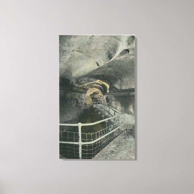 Cathedral Archway View of Pool of Siloam Canvas Print (Front)