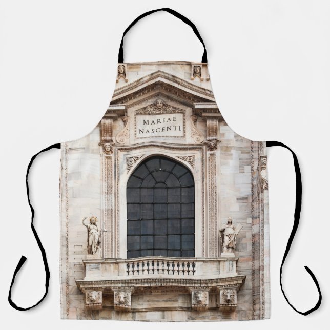 Cathedral church of Milan. Beautiful Italian templ Apron (Front)