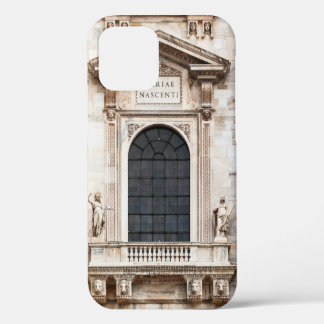 Cathedral church of Milan. Beautiful Italian templ iPhone 12 Case