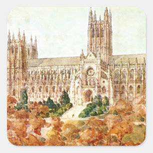 Cathedral Church of Saint Peter and Saint Paul Square Sticker