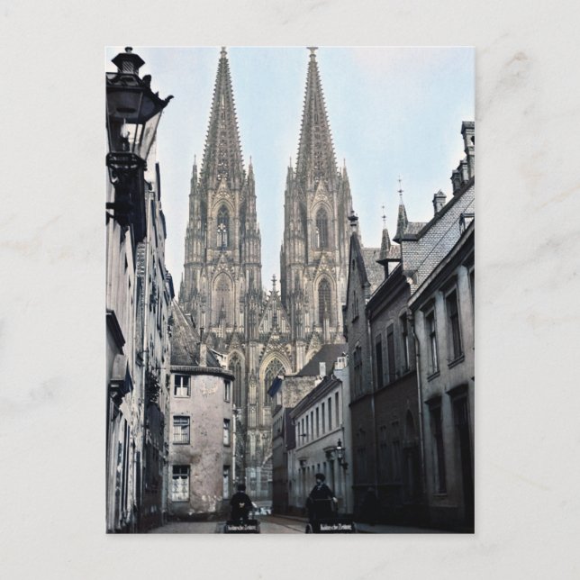 Cathedral Church of St Peter Cologne Germany 1910 Postcard (Front)