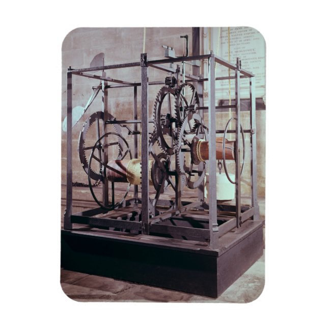 Cathedral clock made for the tower in Salisbury Ca Magnet (Vertical)