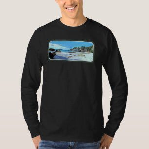 Cathedral Cove Coromandel New Zealand Kiwi Beach K T-Shirt