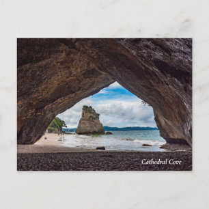 Cathedral Cove, New Zealand  Marine Reserve Holiday Postcard
