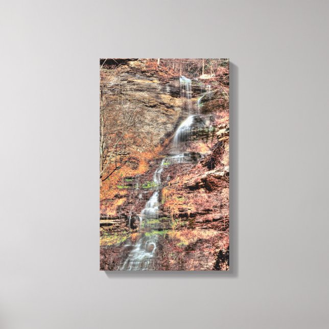 Cathedral Falls, West Virginia Canvas Print (Front)