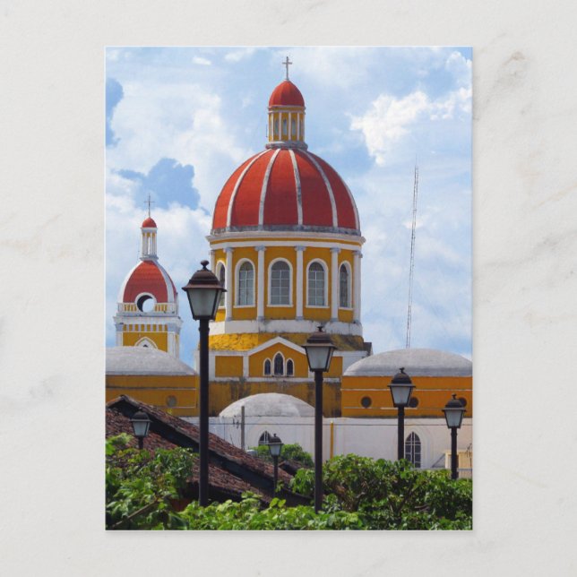 cathedral granada bright postcard (Front)