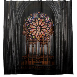 CATHEDRAL INTERIOR SHOWER CURTAIN
