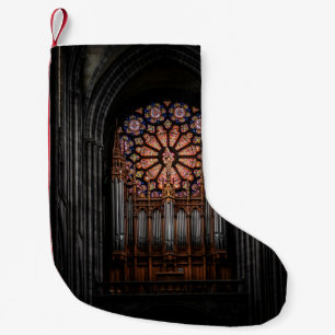 CATHEDRAL INTERIOR SMALL CHRISTMAS STOCKING