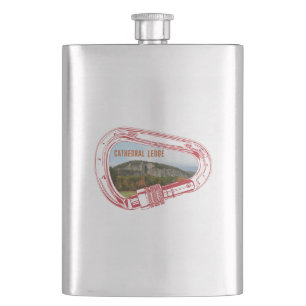 Cathedral Ledge Climbing Carabiner Hip Flask