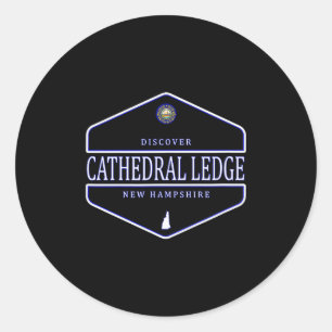 Cathedral Ledge New Hampshire - Cathedral Ledge Nh Classic Round Sticker