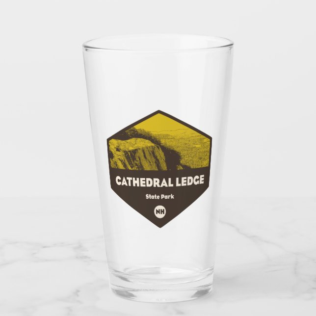 Cathedral Ledge State Park New Hampshire Glass (Front)