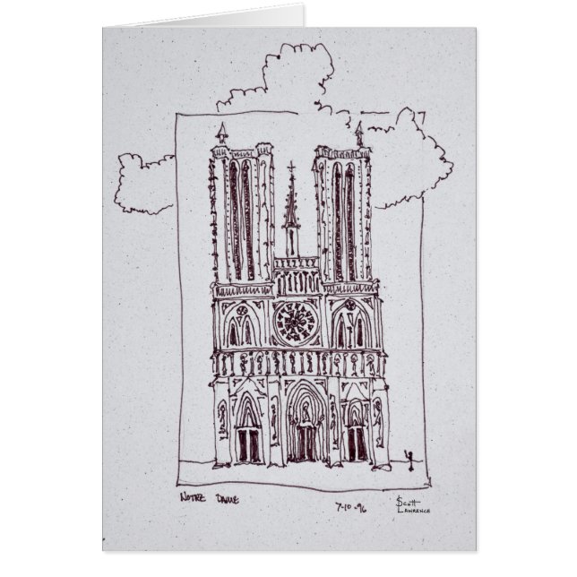 Cathedral Notre-Dame de Paris | Ille de la Cite (Front)