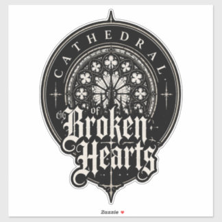 CATHEDRAL OF BROKEN HEARTS CATHEDRAL DECAL