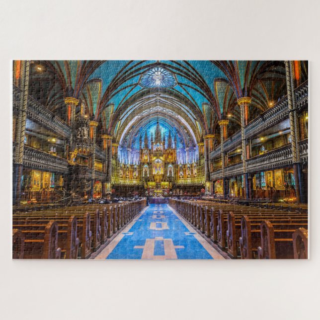 CATHEDRAL OF NOTRE DAME ALTAR JIGSAW PUZZLE (Horizontal)