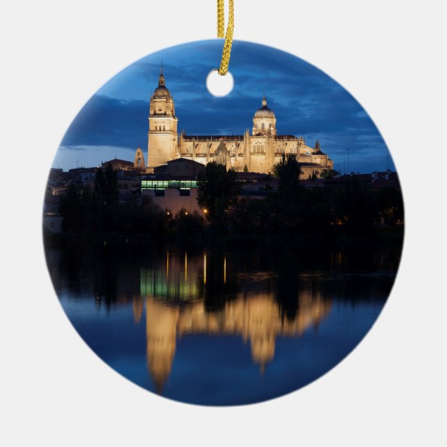 Cathedral of Salamanca Ceramic Tree Decoration (Front)