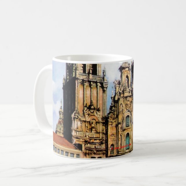 Cathedral of Santiago de Compostela Coffee Mug (Front Left)