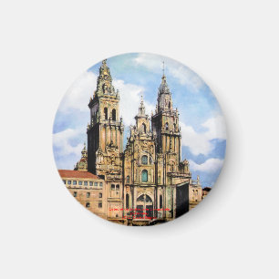 Cathedral of Santiago de Compostela (To Corunna) Magnet