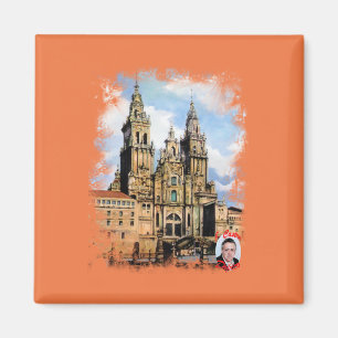 Cathedral of Santiago de Compostela (To Corunna) Magnet