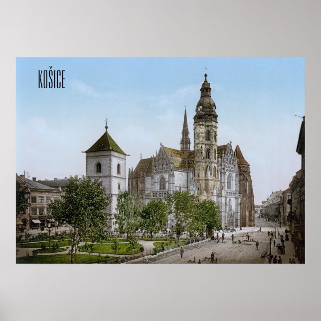 Cathedral of St. Elizabeth in Košice Poster (Front)