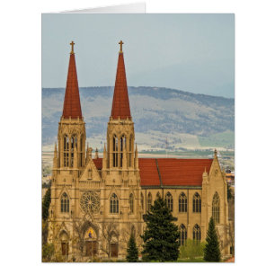 Cathedral of St. Helena, Helena, Montana Card